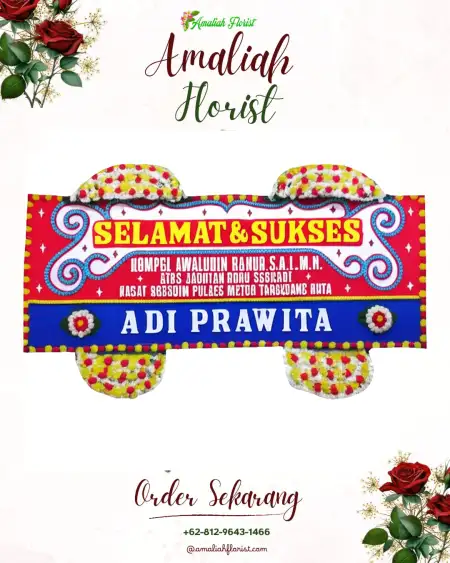 Papan Bunga Ucapan Selamat Winduaji